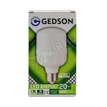 5 Adet Gedson Led Ampul Beyaz 2o Watt
