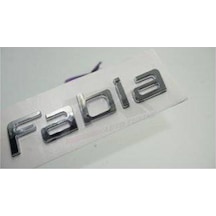 Skoda Fabia Bagaj Krom Yazı