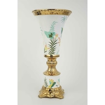 Vitale Seramik Klasik Çiçeklik 26.3 26.3 57 Cm Ak.kd0078 Renkli