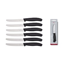 Victorinox 6.7833.6 Swissclassic Blisterli Siyah 6lı Domates Bıçağı Siyah
