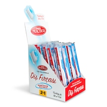 Akdiş Practico Tek Kullanımlık Kendinden Macunlu Diş Fırçası Kutu Ambalaj 24 Adet