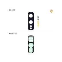 Samsung Galaxy S10 E İle Uyumlu Kamera Lensi Siyah Kamera Lensi Sade Lens Kamera Camı Kamera Merceği