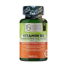 Natures Supreme Vitamin B5 500 Mg 100 Kapsül Aromasiz