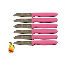 Sürbisa 61007 Meyve Bıçağı 7.50 CM Pembe 6'lı