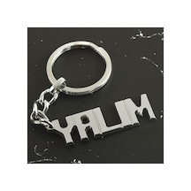 Yalım İsimli Anahtarlık Krem