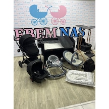 Bebemnas Yeni Doğan Bebek Çeyiz Seti Full Set Bebek Arabası-çanta-puset-yürüteç-beşik-anakucağı-salıncak