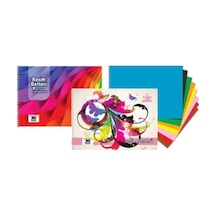 Spiralli Resim Defteri Fon Kartonlu 25x35 Cm 10+10 Yaprak 301510-99 Çok Renkli