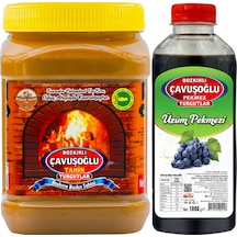Çifte Kavrulmuş Kepekli Bozkır Tahini 930 Gr Çavuşoğlu Üzüm Pekmezi 1000 Gr