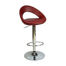 Bürocci Larissa Bar Taburesi-Bordo-9501Q0102 Çok Renkli