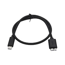 Usb Type C To Micro Usb 3.0 Taşınabilir Hdd Hard Disk Kablosu 0.5m 50cm Standart