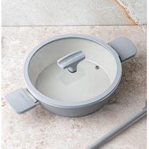 Emsan Swiss Rs 24 Cm Karnıyarık Tencere, Gri