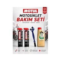 Motul C1 + C4 400 Ml Zincir Bakım Seti + 10w-40 4t 1l Motor Yağı Ve Fırça