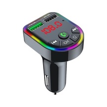 Ankatek Verici Sones Serbest Renkli Müzik Mp3 Işığı Fm F5 Eller Çalar Bluetooth Atmosfer Araç Yg