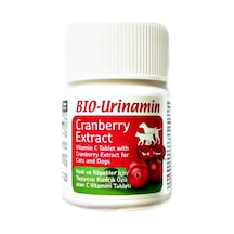 Bio Urinamin Kızılcık Özlü Kedi C Vitamini Tableti 40'lı