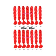 X-pression Afrika Örgüsü Ve Rasta Için Sentetik Saç 100gr-red Kırmızı