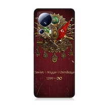 Xiaomi Mi 13 Lite Uyumlu Osmanlı Nişanı 1299- Desenli Silikon Kılıf