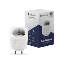 Hybrone Akım Korumalı Wi-fi Akıllı Priz, Enerji İzleme, Çocuk Kilidi, 16 Amper, Uygulama İle Uzaktan Kontrol