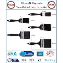 Aldeko Plastik Saplı Yağlı Boya Fırçası - No: 4