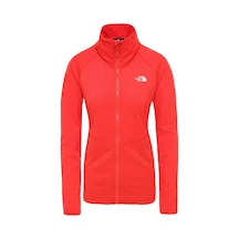 The North Face W Quest Grid Midlayer Juicy Kadın Polar Kırmızı