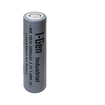 I-gen Industrial E001 Inr 18650 3.7v 2000 Mah 3c 7.4wh Li-ıon Şarjlı Pil Düz Başlı Lityum Pil Tekli Paket