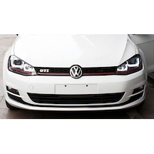 Vw Golf 7 Mk7 Gti Ön Panjur Izgara Kırmızı Şeritli 2012+