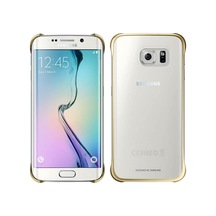 S6 Clear Cover Şeffaf Kılıf Gold