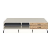 Kronos Tv Ünitesi 2 Raflı 2 Çekmeceli 220x59x51 Aytaşı-antrasit/çam Antrasıt/atlas Çam - Aytası