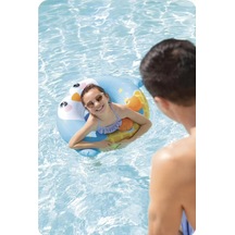 Intex + 8 Yaş Sevimli Hayvanlar Figürlü Çocuk Simit Şişme Havuz Ve Deniz Yüzme Simidi M-59266