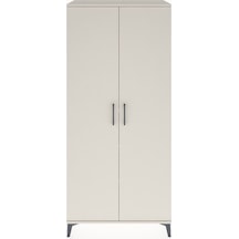 Hyperion Dolap 3 Raflı 2 Kapaklı Tek Askılı 88x44x195 Aytaşı-... Aytaşı
