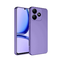 Realme C61 Uyumlu Kılıf First Silikon - Lila