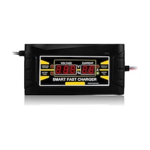 12v 6a Akıllı Otomobil Akü Şarj Cihazı - 150-250v Girişli, 3 Aşamalı Pwm Teknolojisi, Lcd Ekranlı, Avrupa Şarj Aleti Son-1206d+