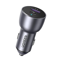 52.5 W Çift Port Usb C-usb A Pd-qc Hızlı Araç Şarj Cihazı