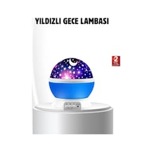 Led Gece Lambası 6 Renk Seçenekli Yumuşak Işıklı Uyku Yardımcı Lamba Mavi 99045015
