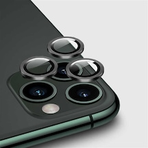 Apple İphone 12 Pro Max Cl-02 Kamera Lens Koruyucu, Gri Diğer
