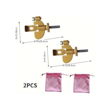 Willowhaven 2 Adet Yükseltilmiş Taşınabilir Kapı Kilidi Gelişmiş Güvenlik Yatak Otel Ev Apartman