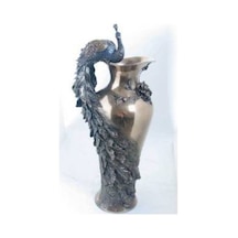 Veronese Serisi-WISE TAVUSKUŞLU VAZO-21*18.5*50 CM