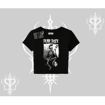 Tarzsokak Babby Tee Tshirt Punk Rock Chaos Skeleton Riot Siyah