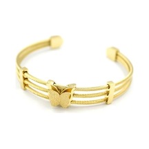 Kelebek Bilezik - Altın Çok Renkli