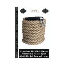 Premium Th-900 9 Metre Tırmanma Halatı Spor Aleti Güç İpi Sporsal Halat Diğer