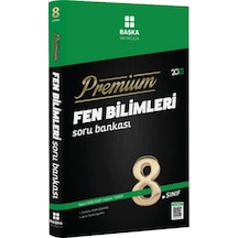 Başka Yayınları 8.Sınıf Premium Fen Bilimleri Soru Bankasi