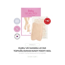 Kuru Yıpranmış Ve Nasırlı Ayak Topuğu Bandı Baby Foot Heel Patch 10 Adet