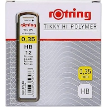 Rotring Siyah Kalem Ucu 0.35 Mm Hb Uç Min 10'lu Paket