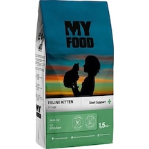My Food Kitten Start Support Tavuklu Yavru Kedi Maması 1,5 Kg