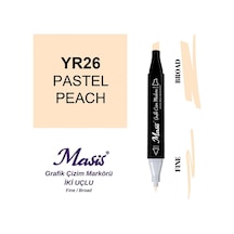 Twin Çift Uçlu Marker Kalemi 26 Pastel Peach
