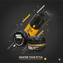 07 Saç Şekillendiric Ultra Sert Parlak Wax 100 Ml X 3 Adet/ + 400 Ml Tuzsuz Şampuan Hediye