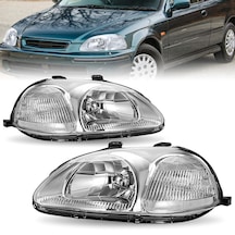 Honda Civic 1996-1998 H.b Sedan Krom Oem Far