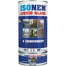Isonem Lıquıd Glass Şeffaf (Sıvı Cam) Fayans Seramik Balkon Çatı