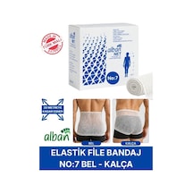 Elastik File Bandaj, No:7 Omuz Ve Diz, Esnetince 25m'ye Kadar Uzayan Tübüler Net Bandaj