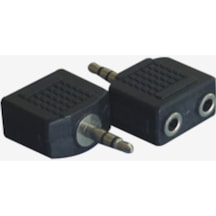 Walkman Adaptör (3.5 Mm Stereo Erkek+Dişi-Dişi)