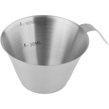 Suntek Ölçekli Espresso Ölçüm Kabı Mutfak Aletleri Çay 100ml Gümüş